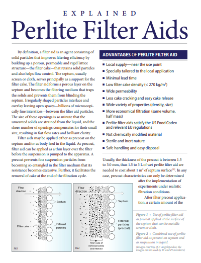 perlite Filter Aids
